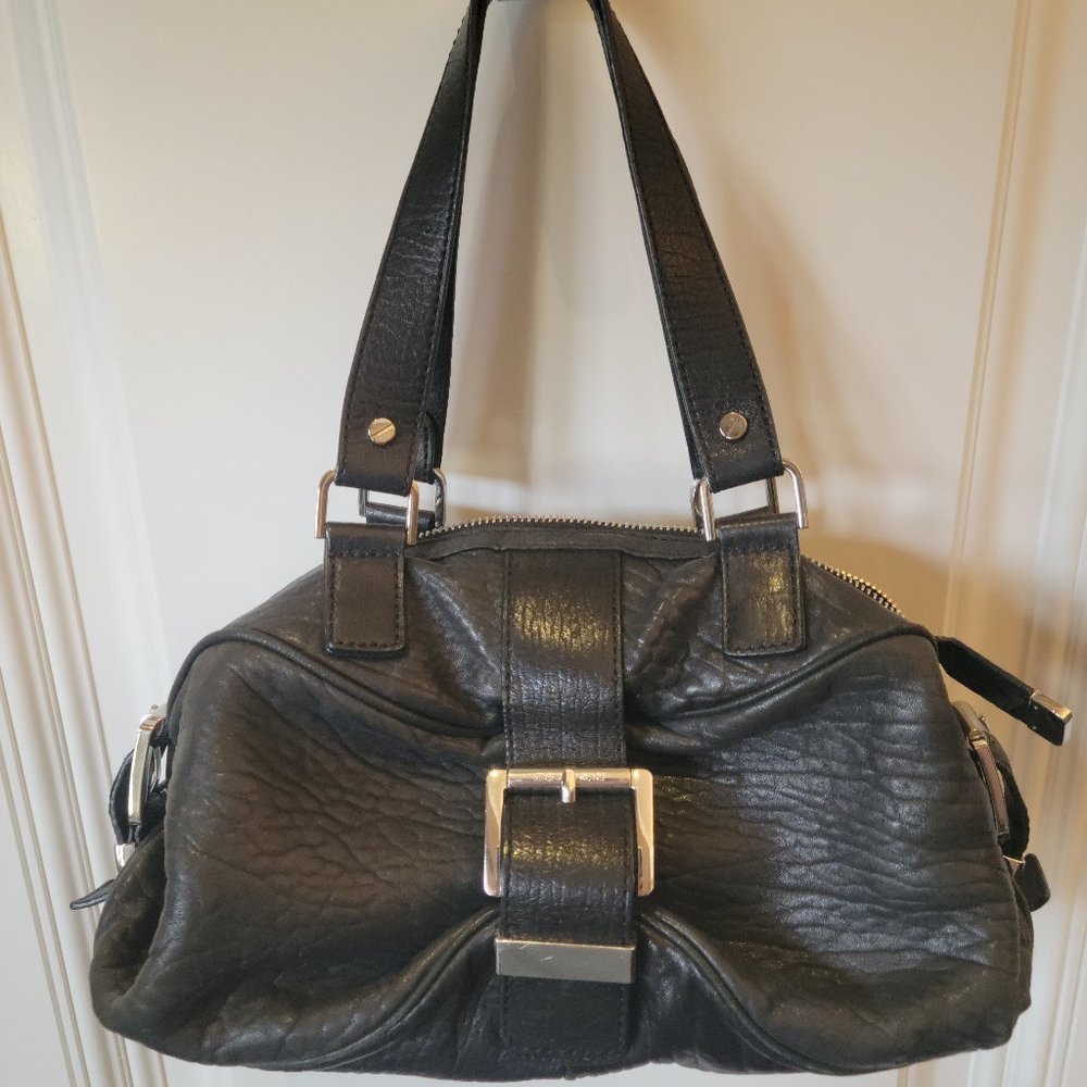 MICHAEL Michael Kors Heidi Tumbled Lamb leather Satchel